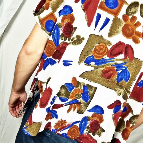Truffles 22W Abstract 80s 90s Style Shirt - Picture 3 of 8